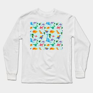 Dinosaur Pattern Long Sleeve T-Shirt